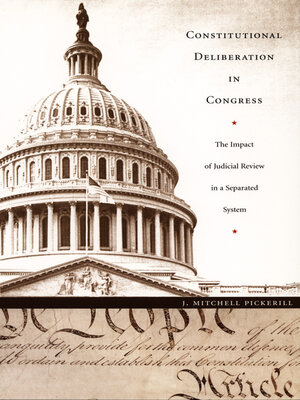cover image of Constitutional Deliberation in Congress